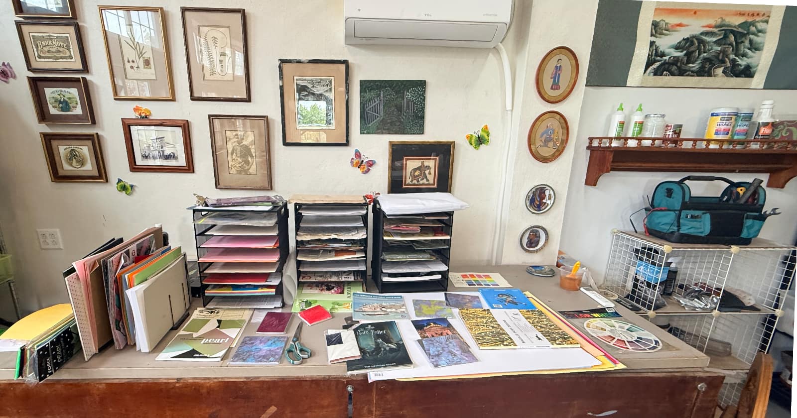 The studio at Black Rock Art Ranch